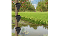 Outdoor Solar Bird Repeller Humane Bird Repeller with Solar Panel Easy Setup Deterrent Low-Maintenance for Fishponds