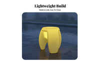 Four-Lobed Light-Emitting Seat Waterproof Light-Uping Stool Indoor & Outdoor Use Illuminated Furniture for Event Planners, Business Owners, Bar