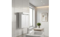 Wall-Mounted Foam Soap Dispenser Dual Outlet Touchless Foaming Dispenser Wall Mounted Soap Pump Liquid Level Window
