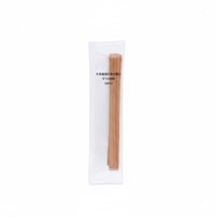 10 Pieces Cuttable to Size Wooden Candle Wicks Stable Flame Crackling Wood Wicks Polished Burr-Burrless Natural Wood Wick Set for Crafters, Beginners Candles, Home Crafting