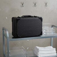 Lighted Makeup Case Large Capacity Makeup Case with Mirror Removable Dividers Portable Cosmetic Organizer for Salon