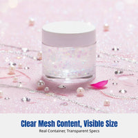 Glow Gel Crystal Beads Mermaid Makeup Set, Face Skin, Event Party