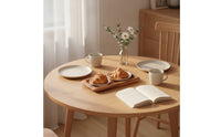 Acacia Wood Tray Rectangular Wooden Serving Platter Tray with Raised Edge for Hosts, Kitchen, Parties, Home