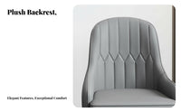 Modern Design Channel-Tufted Side Chair Light Luxury Feel Dining Seat Ergonomic Backrest Household Furniture Armless for Business Owners, Interior Designers, Restaurant, Kitchen, Living Room, Office
