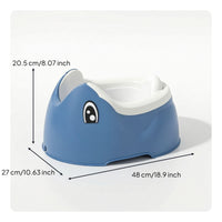 Potty Chair with Insert Sturdy Potty Chair Toilet Training Seat Non-Slip Furniture Plastic for Toddlers, Bathroom, Nursery