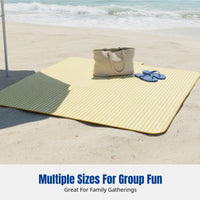Camping Ground Mat, Waterproof Outdoor Blanket, Thick Foldable Pad, Portable for Beach, Grass, Family Gathering