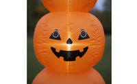 Easy to Install Inflatable Pumpkin with Stakes Waterproof Inflatable Pumpkins with Stakes Festive Pumpkin Decoration Lightweight for Yard