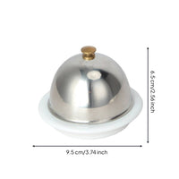Butter Dish with Dome Lid Compact Butter Dish with Lid Decorative Mini Condiment Server for Restaurant