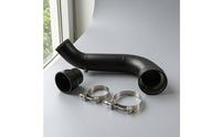 Aluminum Alloy Intake Pipe Kit Black Intake Pipe with Silicone Coupler Long-Lasting High Performance for Car Enthusiasts