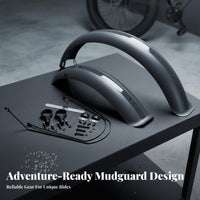 20 Inch Wide Bike Mudguards Weather-Resistant Protection 20 Inch Wide Tire Mudguard Winter Bike Mudguard Set Sturdy