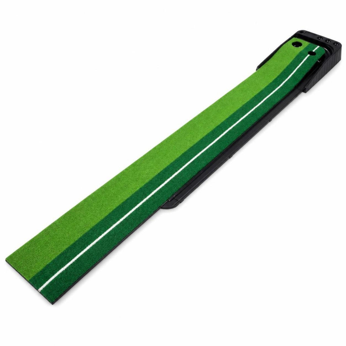 Indoor Golf Putting Practice Aid Portable Putting Mat with Cup Openings Smooth Practice Cup Non-Skid for Beginners