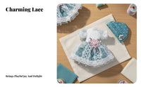 16cm Articulated Doll Changeable Outfits 13-Joint Poseable Doll Stylish Clothing Children's Toy for Girls, Kids, Dollhouse Play, Travel