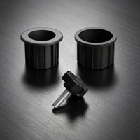 3 Pieces Umbrella Base Accessory Kit Tightening Umbrella Stand Sleeve with Knob Hardware Easy to Install Heavy Duty