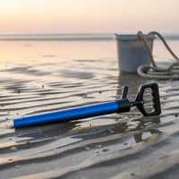 Anti-Slip Handle Stainless Steel Clam Pump Rust Resistant Beach Suction Digger Easy to Use Shellfish Extraction Tool for Beachcombers, Fishermen, Shoreline, Tidal Flats