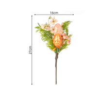 Easter Egg Floral Pick Vase Filler Artificial Easter Egg Branch Glittery Finish