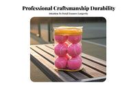 12 Pieces Multi-Color Training Tennis Balls Long-Lasting Practice Tennis Balls Long-Lasting Rebound for Beginners, Students, Outdoor Play