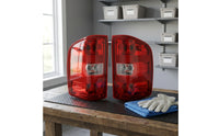 Assembly Red Lens with Wiring Easy Installation Taillight for Truck Owners