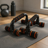 2 Pieces Push up Handles Arm and Chest Training Parallel Push up Handles Sturdy Base Upper Body Workout Handles for Beginners