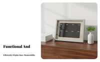 Long-Distance Medal Frame Wall-Mounted Medal Display Frame Showcase Achievements Sports Award Display Case for Athletes, Runners, Home, Living Room
