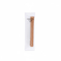 10 Pieces Cuttable to Size Wooden Candle Wicks Stable Flame Crackling Wood Wicks Polished Burr-Burrless Natural Wood Wick Set for Crafters, Beginners Candles, Home Crafting