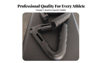 2 Pieces Multi-Functional Pull up Handles Wide Compatibility Strength Training Handles Sweat-Absorbing for Bodybuilders, Weightlifters