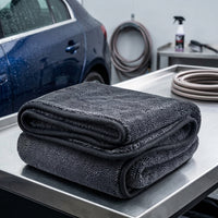Super-Fine Microfiber Cloths for Automotive Drying, Fast-Drying Microfibre Cleaning Cloth, Non-linting Microfibre Cloth for Detailing, 1pc