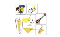 4 Pieces Saxophone Cleaning Kit High Absorbency Sax Care Kit Non Shedding Saxophone Maintenance Set