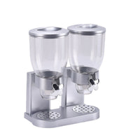 Clear-Hopper Dual Cereal Dispenser for Breakfast Bar, Hotel Buffet