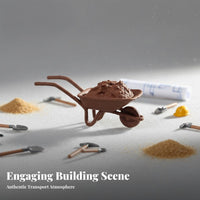 1:87 Scale Construction Worker High Intricate HO Scale Worker Figurine Architectural Model Person Various Poses for Hobbyists