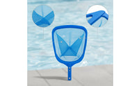 Pool Net with Fine Mesh Bag Tapered Leaf Skimmer with Plastic Frame Pool Leaf Skimmer Wide-Mouth Easy Scoop Edge