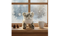 Snow Leopard Stuffed Animal Soft-Textured Snow Leopard Stuffed Toy Toy for Kids