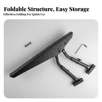 Rear Bike Mudguard Lightweight Foldable Rear Mudguard Easy Installation Adjustable Cycle Mudguard for Rainy Days, Wet Roads, Commuting