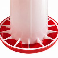 Yellow Chicken Feeders and Drinkers for Hens Chicks Ducks Pigeons, Automatic Chicken Feeder Large Chicken Feeder, Thickened Poultry Feeder Bucket