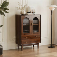 Storage Cabinet Vintagefloor Cabinet Cabinet Mid-Retro Modern Furniture for Living Room, Bedroom, Entryway