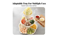 3-Tier Rotating Food carrier 360-Degree Rotation 3-Tier Platter Set for Families