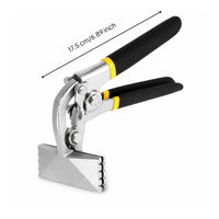 Manual Sheet Metal Bending Plier Compact Edging Plier Spring-Assisted Hand Seamer Two-Handle for Metalworking