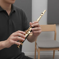 Strong Projection C Key Piccolo Bright Tone Silver Plated Piccolo High Tuning Wind Instrument Compact Size for Professionals, Students, Concert, Orchestra, Practice
