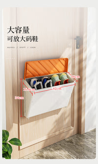 超薄鞋柜家用门口入户靠墙壁挂式鞋收纳神器极防尘省空间室内好看