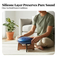 Handpan Drum Stand Stable Tongue Drum Rack Sturdy Construction Wooden Instrument Holder for Performance, Studio, Meditation