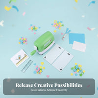 Manual Die-Cutting Press DIY Accessible Manual Die Cutter Cuts and Embosses Space-Saving for Crafting Enthusiasts, Educators