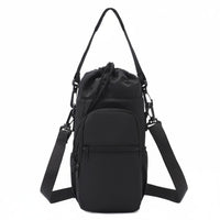 Crossbody Water Bottle Bag Lightweight Water Bottle Carrier with Strap Scratch Protection for Hiking