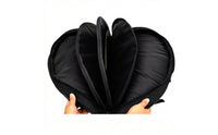 Cymbal Bag with Wheels Padded Drum Hardware Bag with Wheels Comfortable Handles Rolling Cymbal Case for Percussionists, Gigs