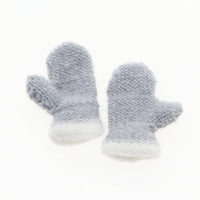 Miniature Knit Mitten Ornaments Handmade Mitten Ornaments Mini Knitted Mittens with Cuffs Small for Decorators