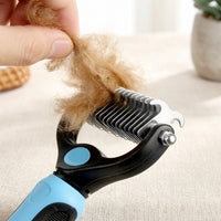 Cat Brush and Pet Hair Remover for Shedding, Stainless Brushes for Grooming, Soft TPE Rubber Dog Washing Brush for Short Hair