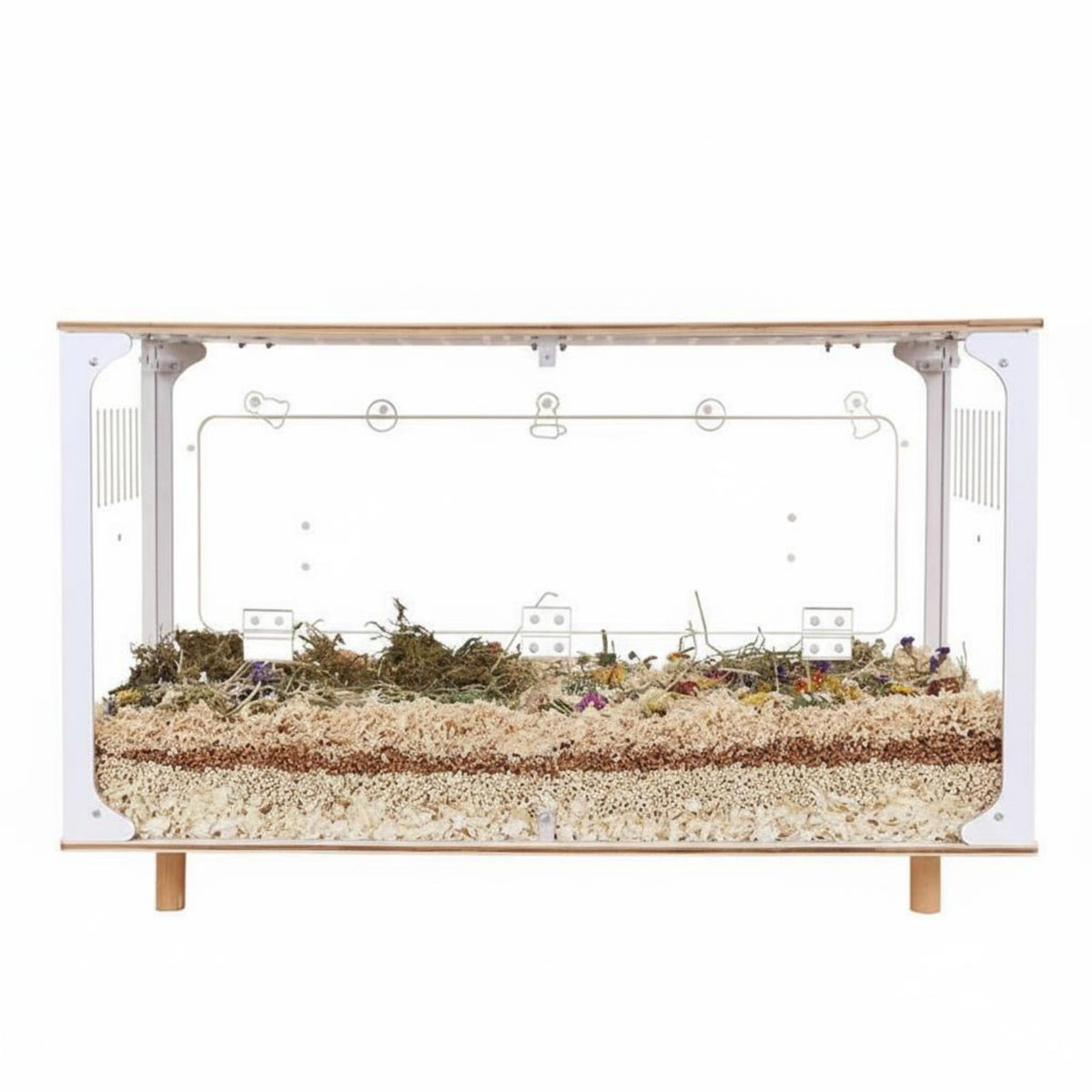 Clear Transparent Hamster Enclosure Decorative Acrylic Hamster Enclosure Clear Box Pet Home
