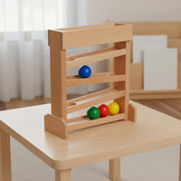 Educational Ball Track Early Learning Visual Tracking Toy Fine Motor Skills Color Sorting Ball Toy for Young Children, Preschool