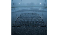 Black Soccer Rebound Net Irregular Perimeter Replacement Net Standalone Soccer Goal Netting Abrasion Resistant for Training