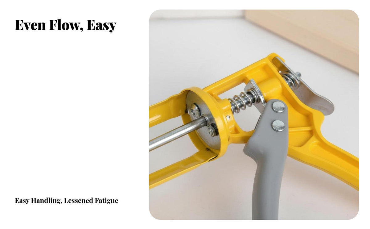 Manual Caulking Labor-Saving Design Caulking Sturdy Steel Construction Hardware Tool for Handymen, Renovators, Home Repair, Lavatory, Kitchen