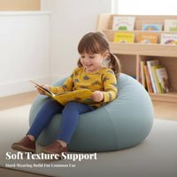 Washable Cover children's Lazy Sofa Frameless Design Convertible Bean Bag Sofa Lightweight childs' Furniture Versatile Seating for Toddlers, Girls, Parents, Kindergarten, Playroom, Reading Nook, Bedroom
