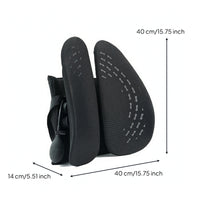 Support Cushion Contoured Backrest Long-Lasting for Desk Work, Office Workers